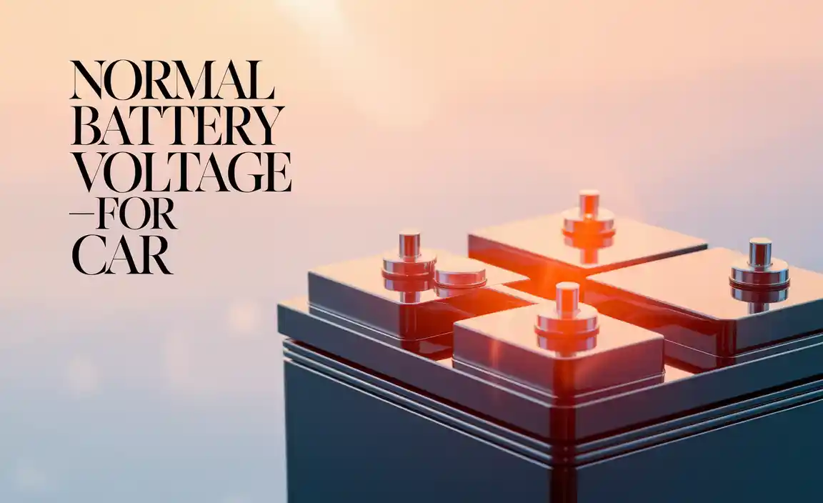 Normal Battery Voltage For Car