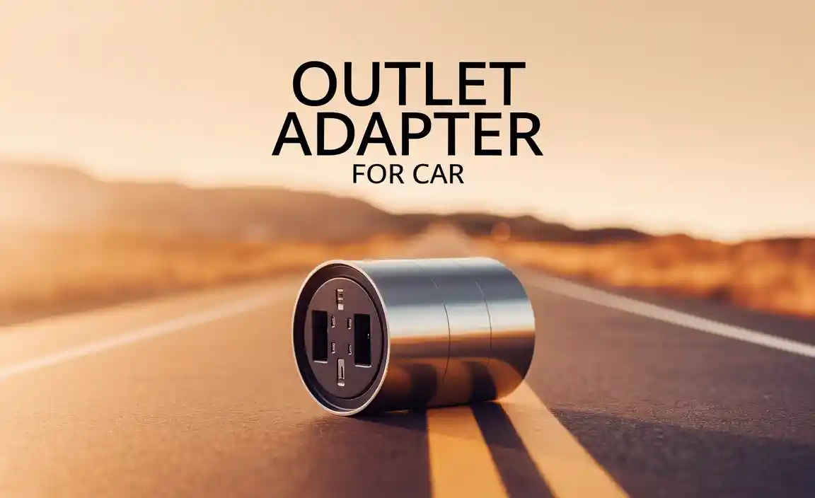 Outlet Adapter For Car