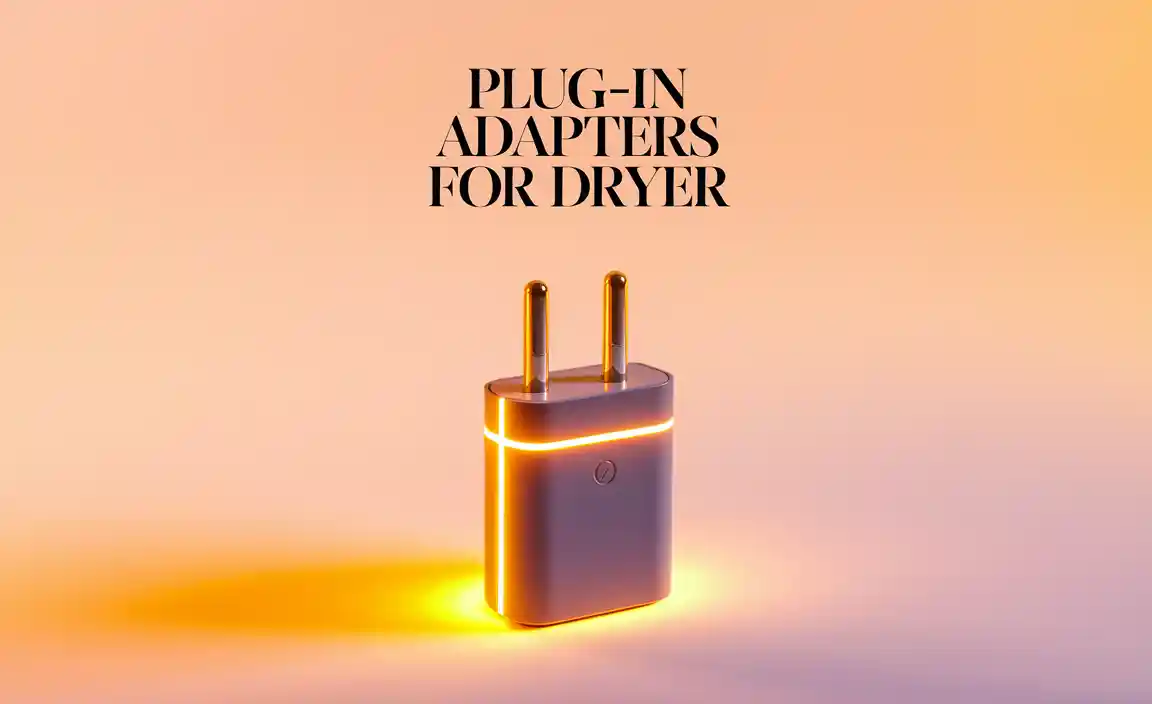 Plug-In Adapters For Dryer