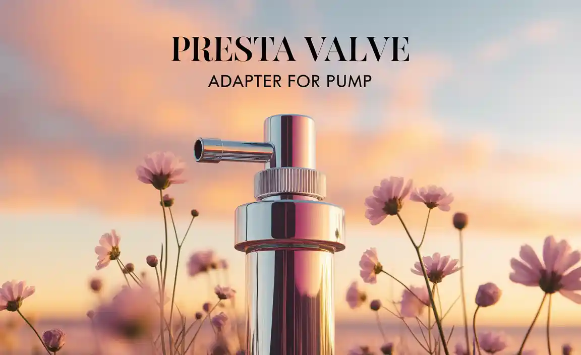 Presta Valve Adapter For Pump