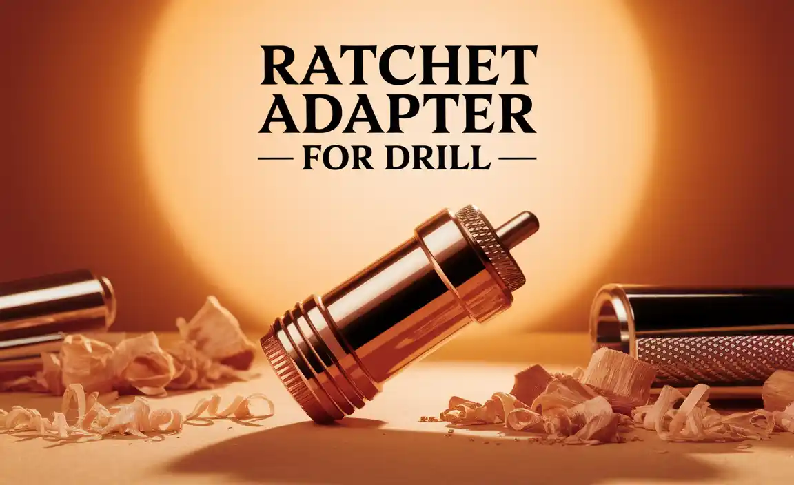 Ratchet Adapter For Drill