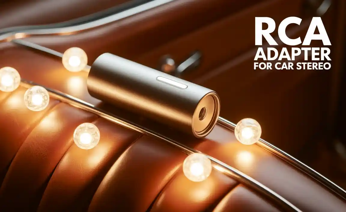Rca Adapter For Car Stereo