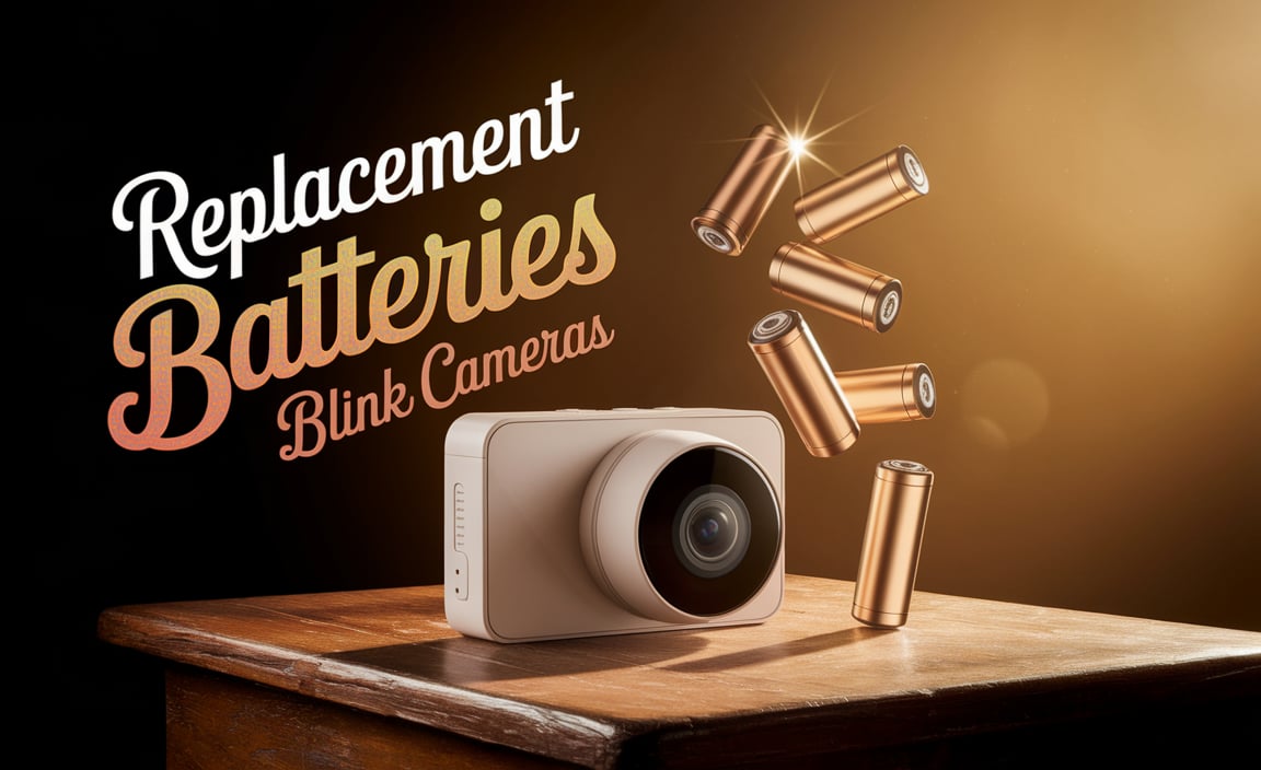 Replacement Batteries For Blink Cameras