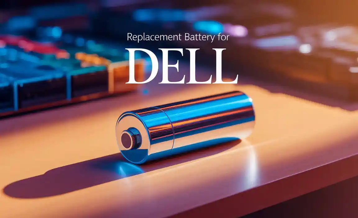Replacement Battery For Dell