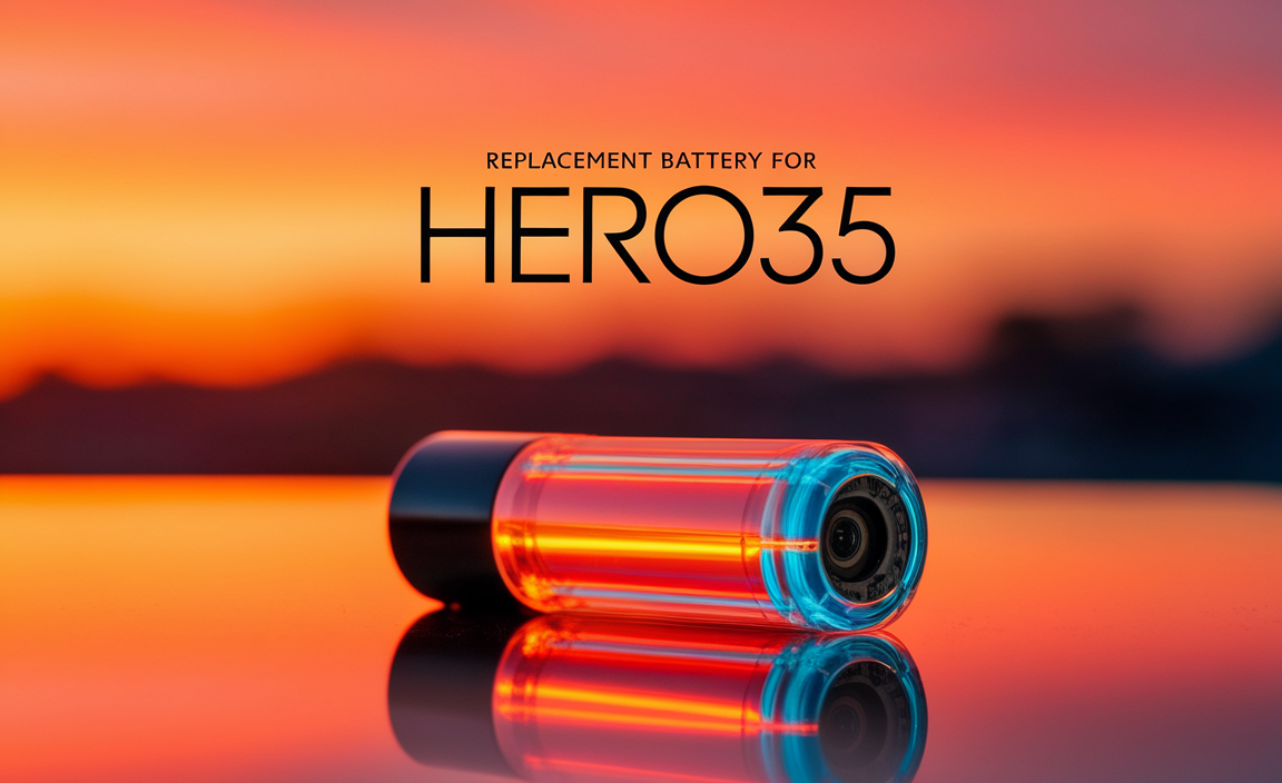 Replacement Battery For Hero35