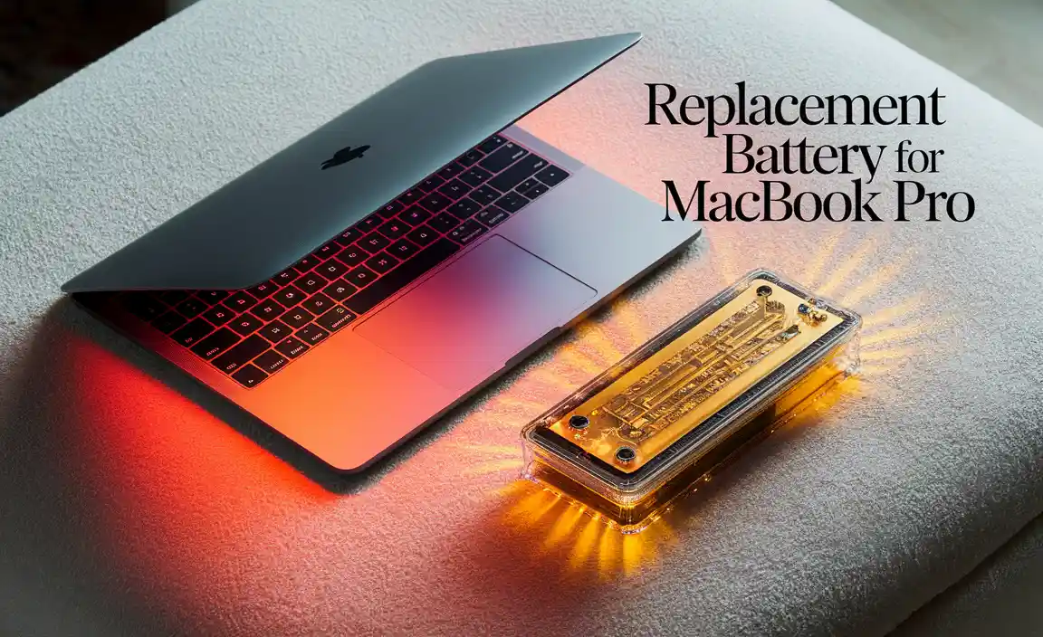 Replacement Battery For Macbook Pro