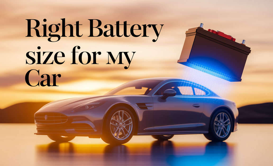 Right Battery Size For My Car