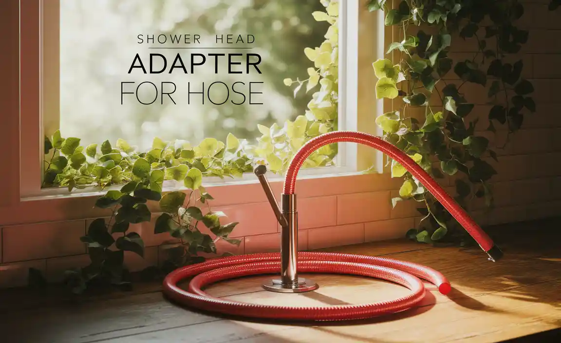 Shower Head Adapter For Hose