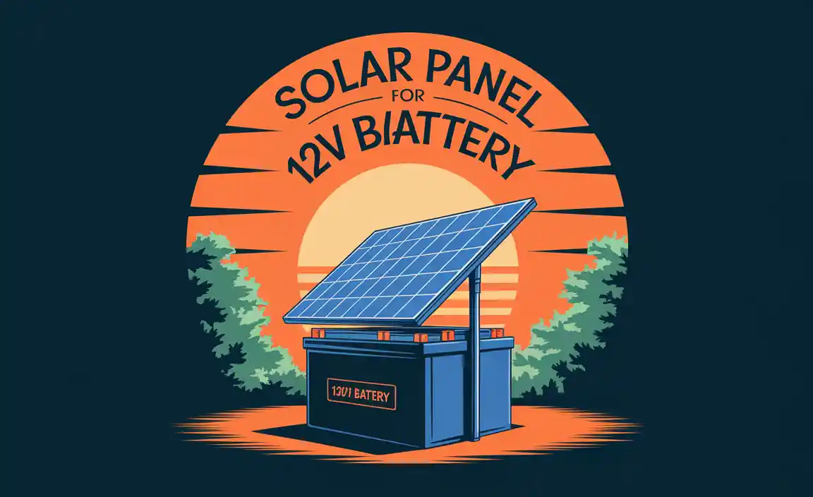 Solar Panel For 12V Battery