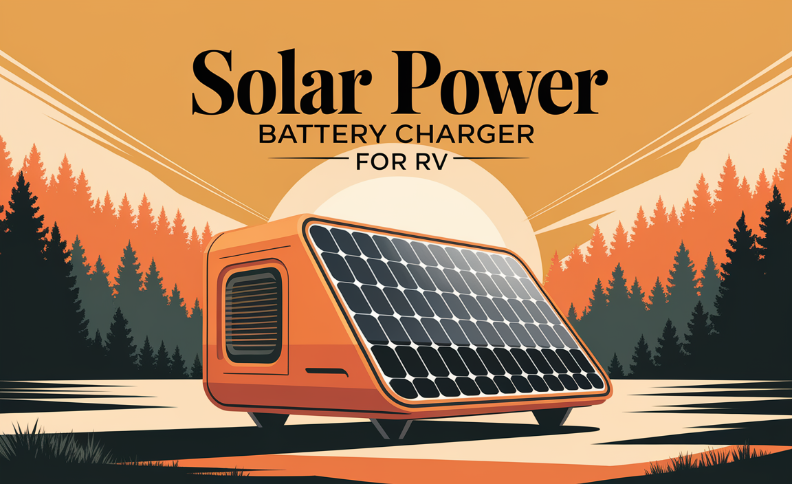Solar Power Battery Charger For Rv