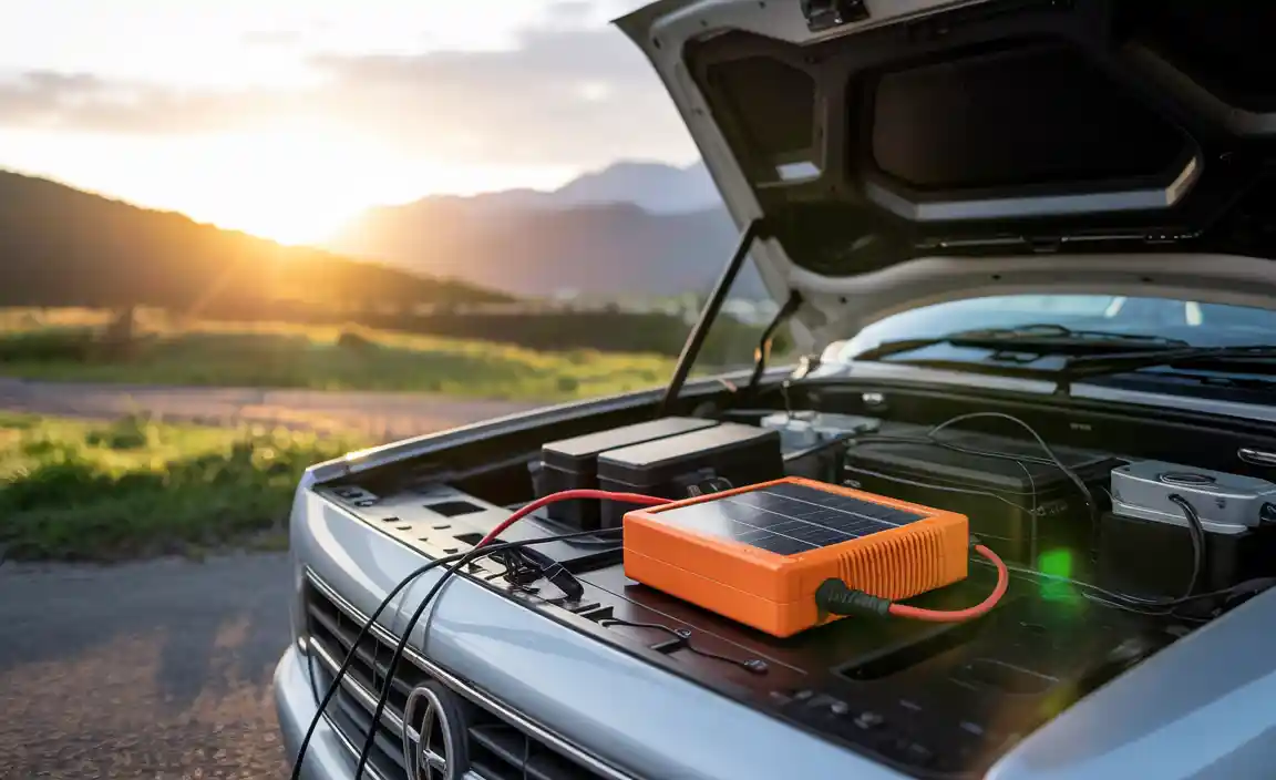 Solar Powered Battery Charger For Car Battery - Harnessing Sunlight For Efficient Charging