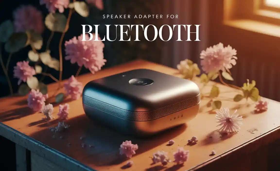 Speaker Adapter For Bluetooth