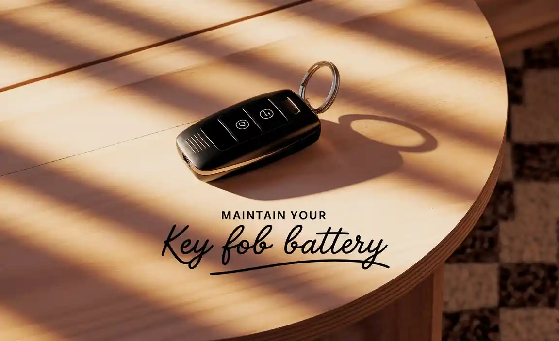 Tips for Maintaining Your Key Fob Battery
