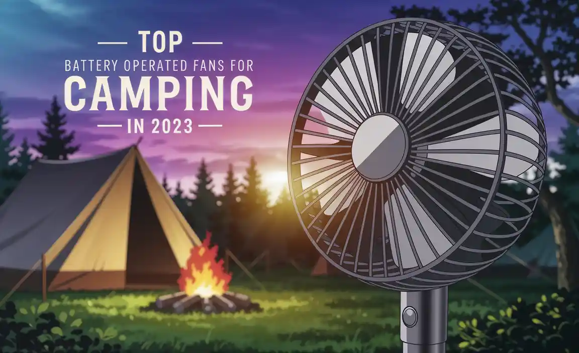 Top Battery Operated Fans for Camping in 2023