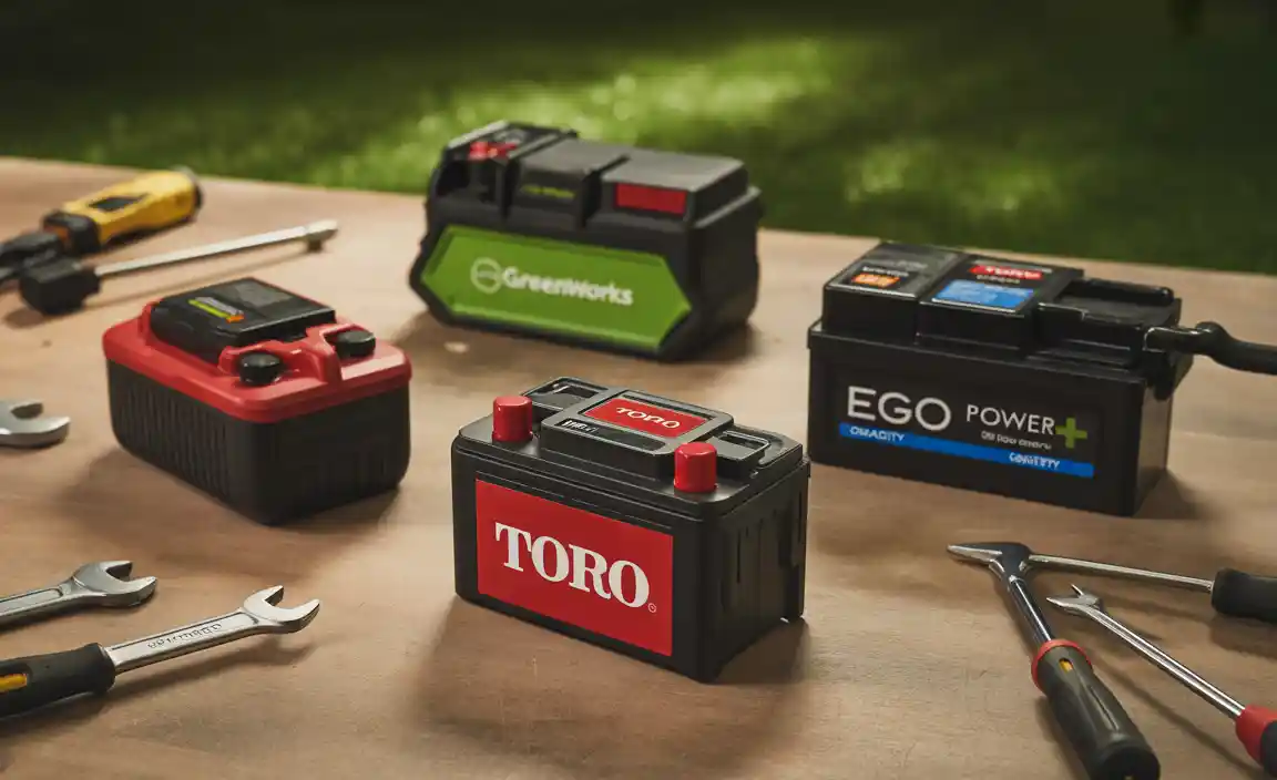 Top Recommended Batteries for Toro Lawn Mowers