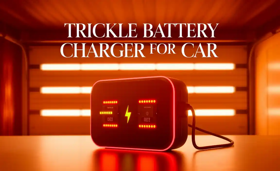 Trickle Battery Charger For Car