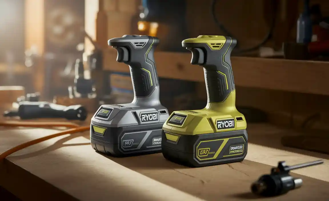 Types of Batteries for Ryobi Tools