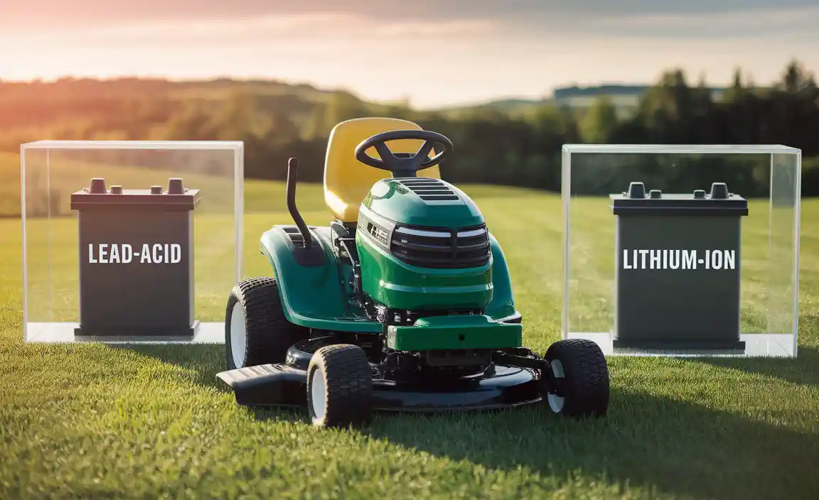 Understanding Battery Types for Riding Mowers