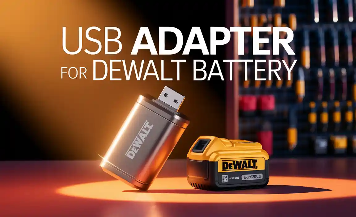 Usb Adapter For Dewalt Battery