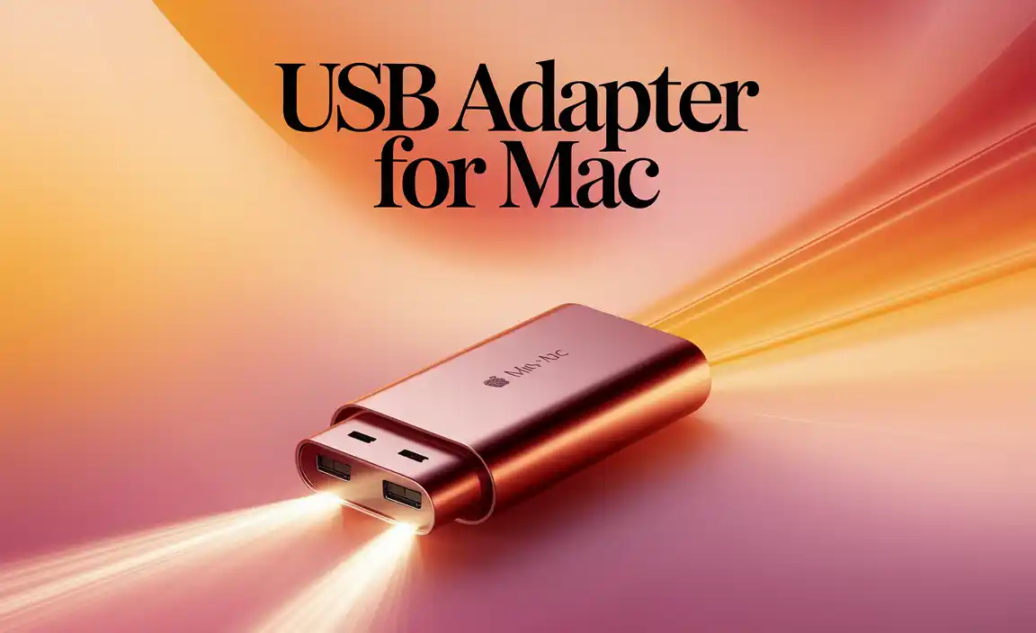 Usb Adapter For Mac