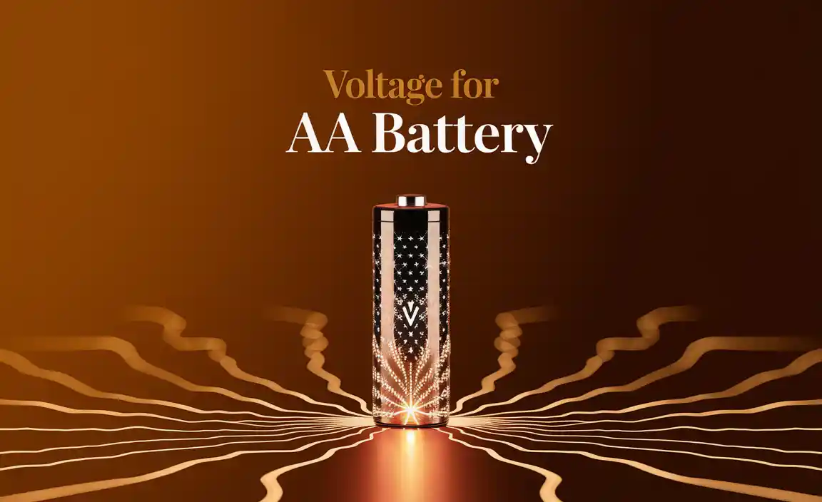 Voltage For Aa Battery