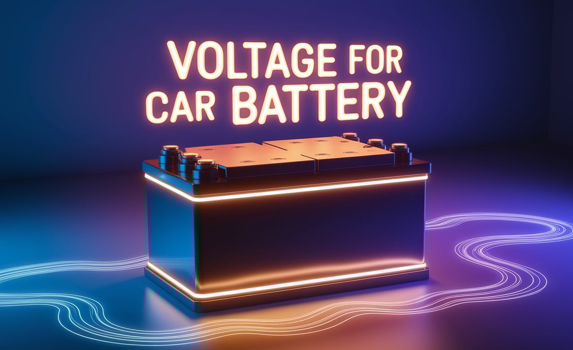 Voltage For Car Battery