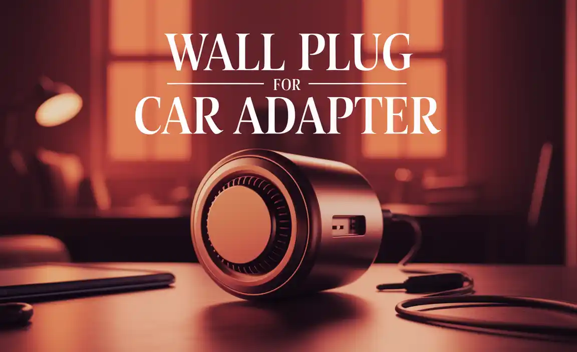 Wall Plug For Car Adapter
