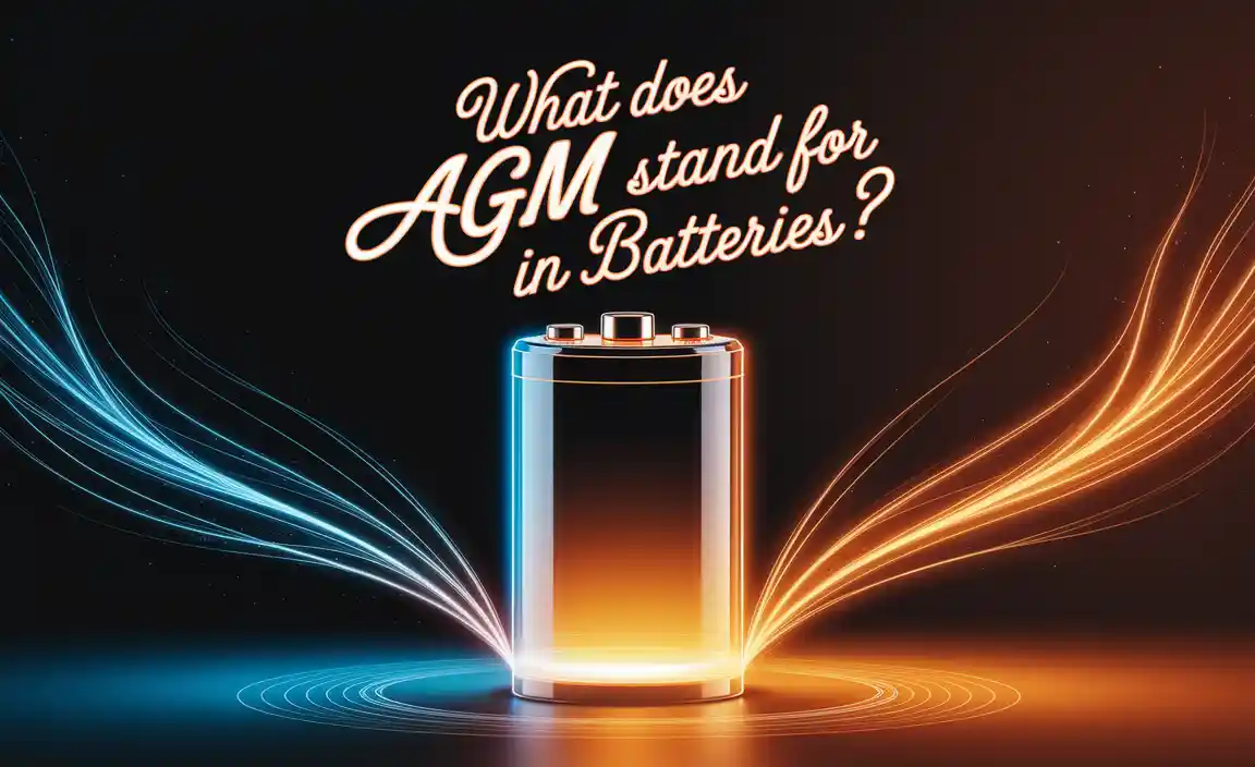 What Does Agm Stand For In Batteries