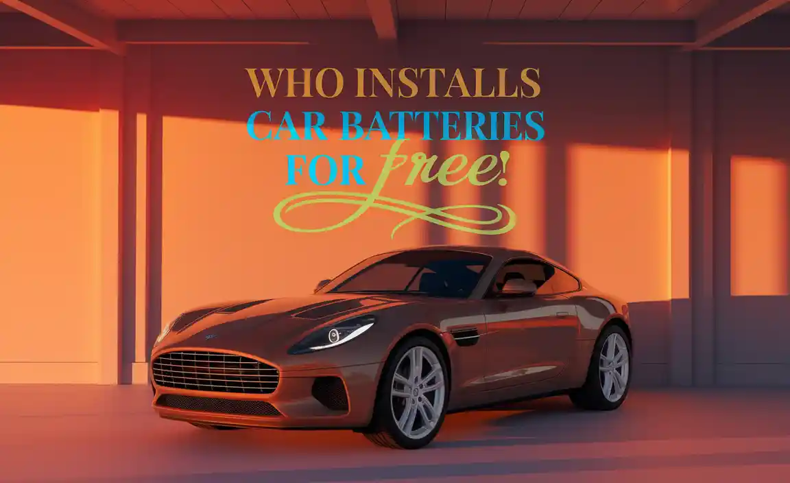 Who Installs Car Batteries For Free