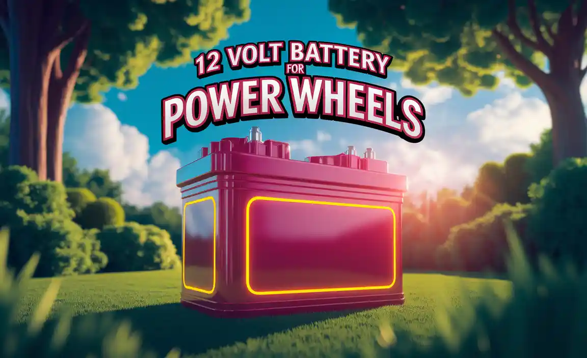 12 Volt Battery For Power Wheels