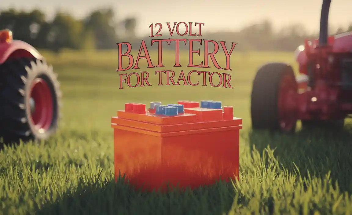12 Volt Battery For Tractor