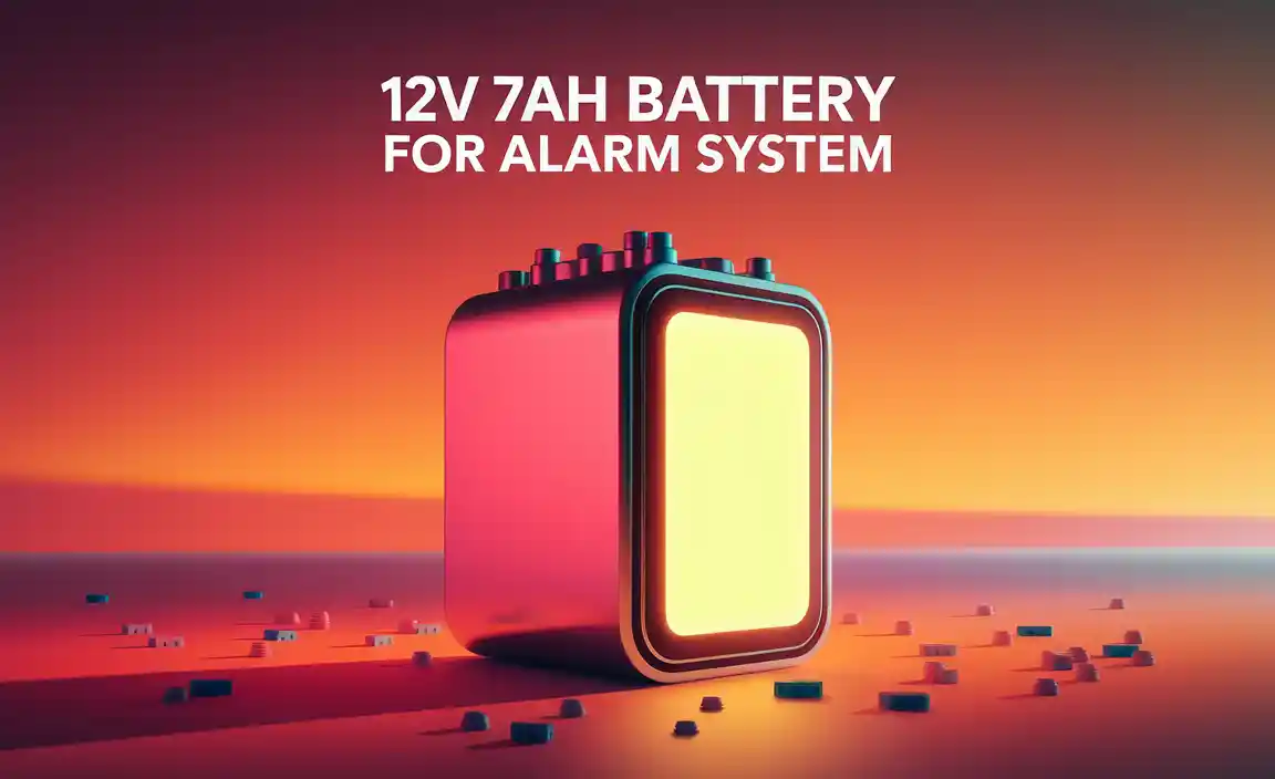 12V 7Ah Battery For Alarm System