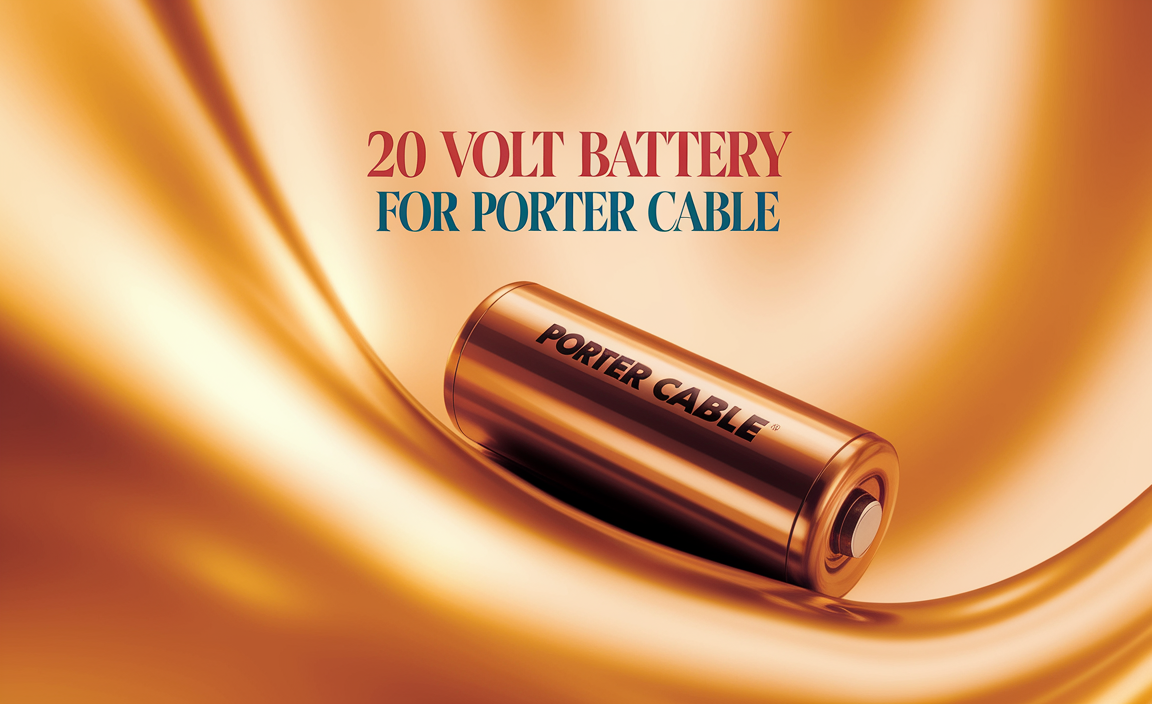 20 Volt Battery For Porter Cable
