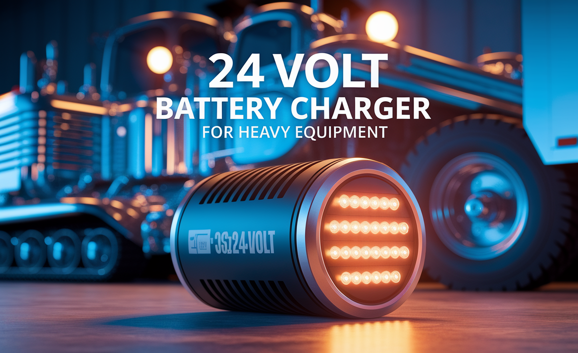 24 Volt Battery Charger For Heavy Equipment