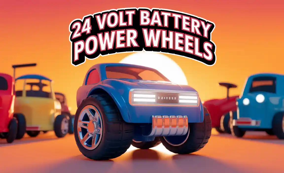 24 Volt Battery For Power Wheels