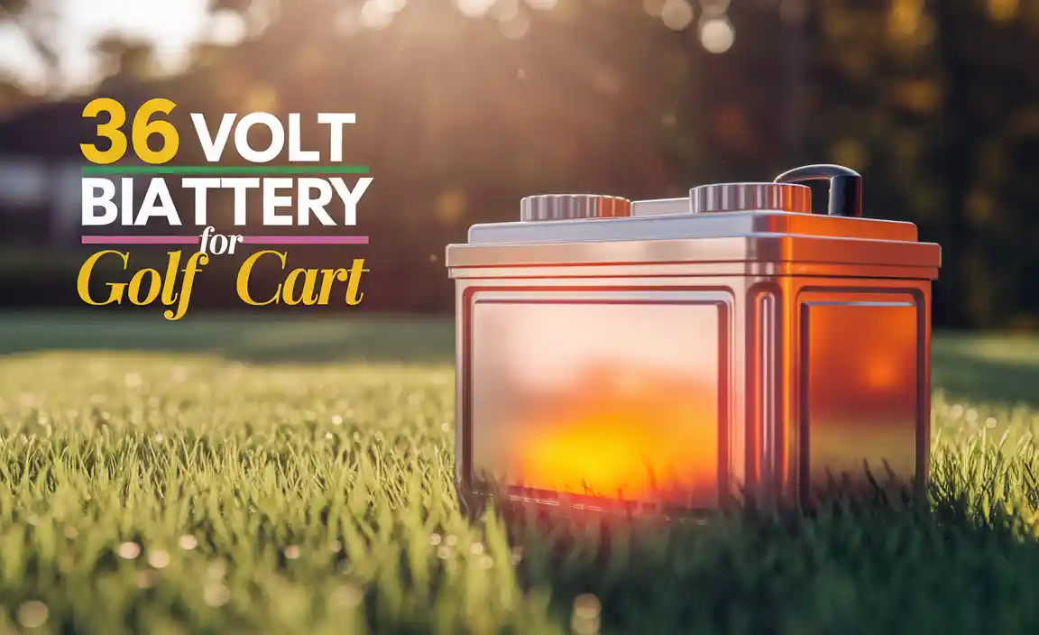 36 Volt Battery For Golf Cart