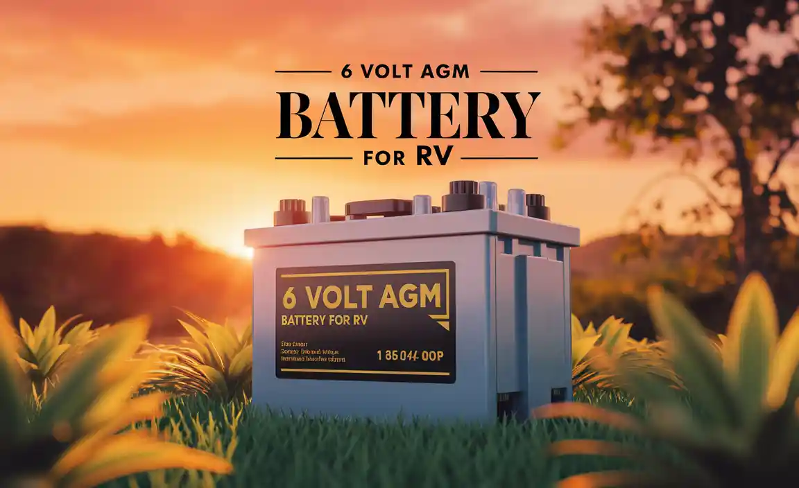 6 Volt Agm Battery For Rv