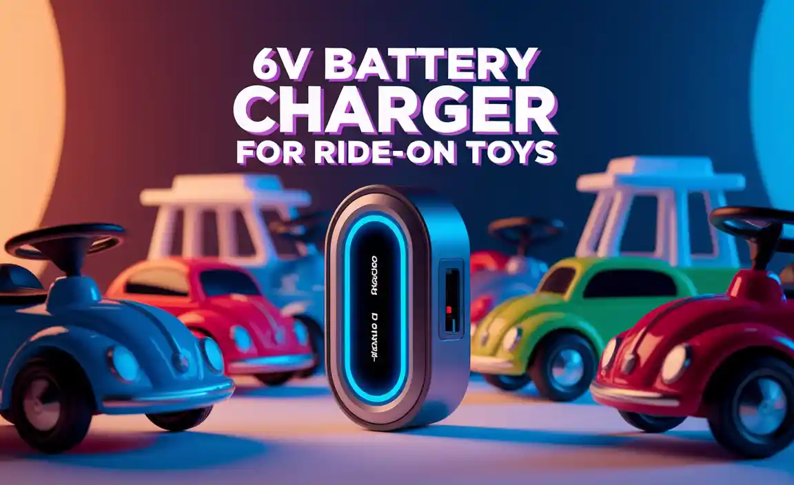 6V Battery Charger For Ride-On Toys