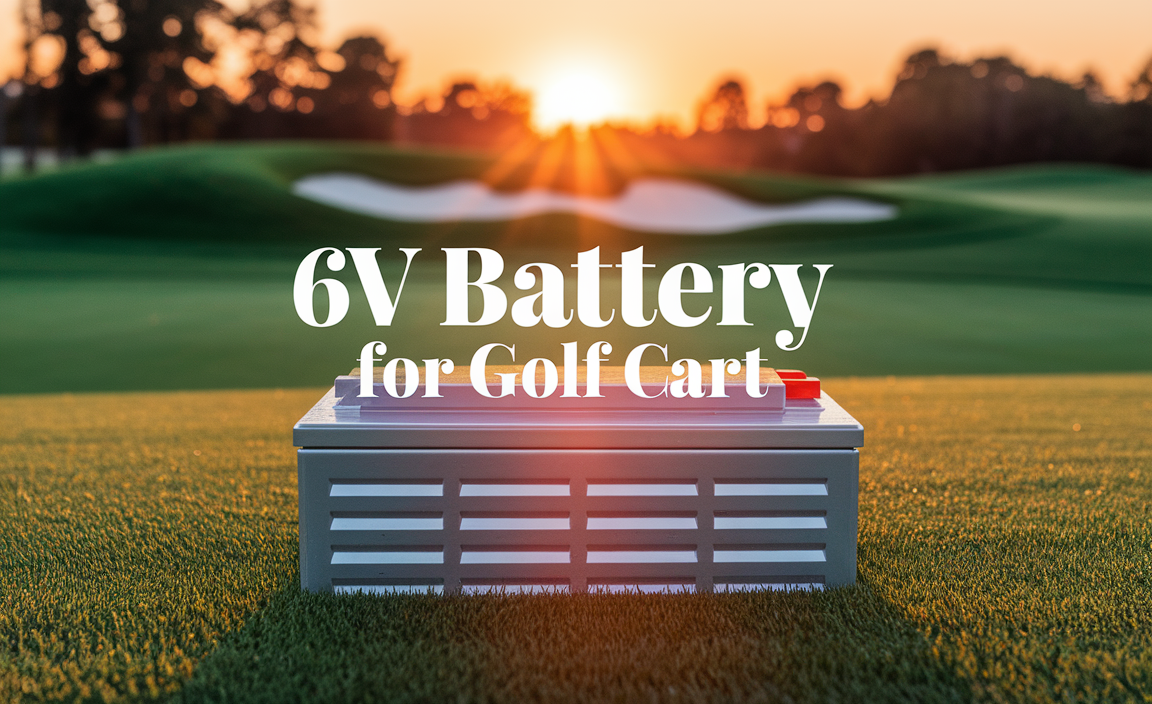 6V Battery For Golf Cart