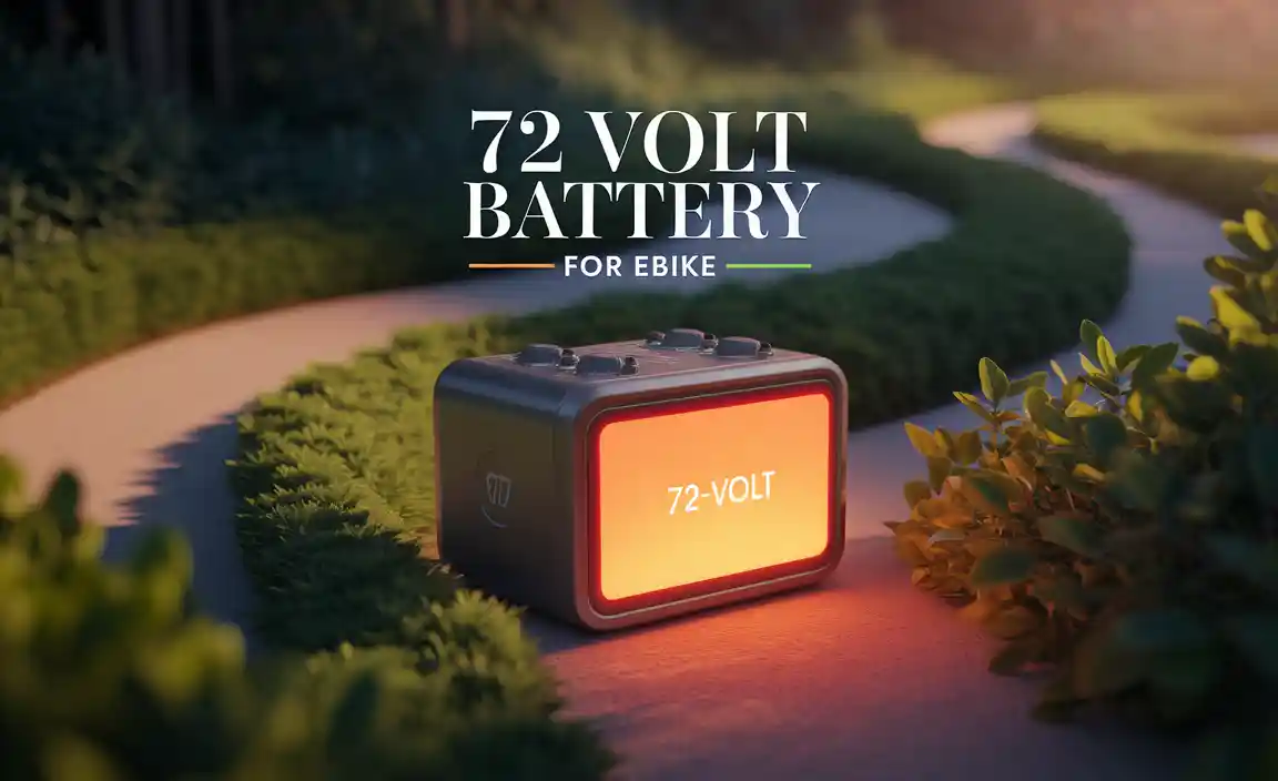 72 Volt Battery For Ebike