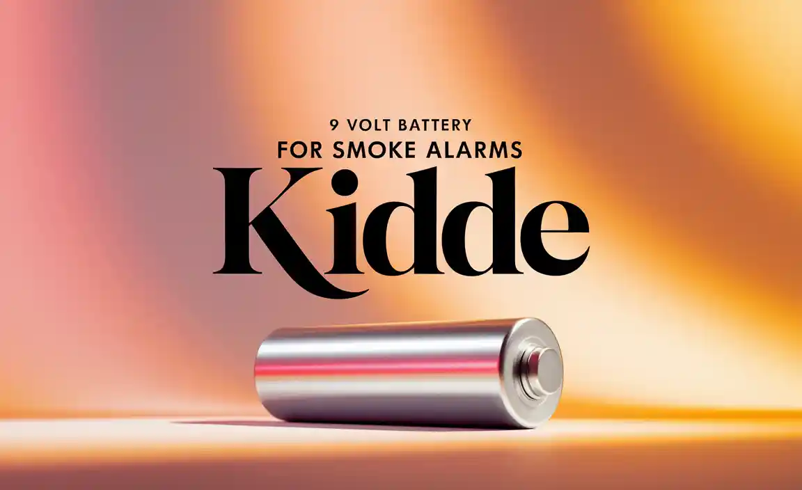 9 Volt Battery For Smoke Alarms Kidde