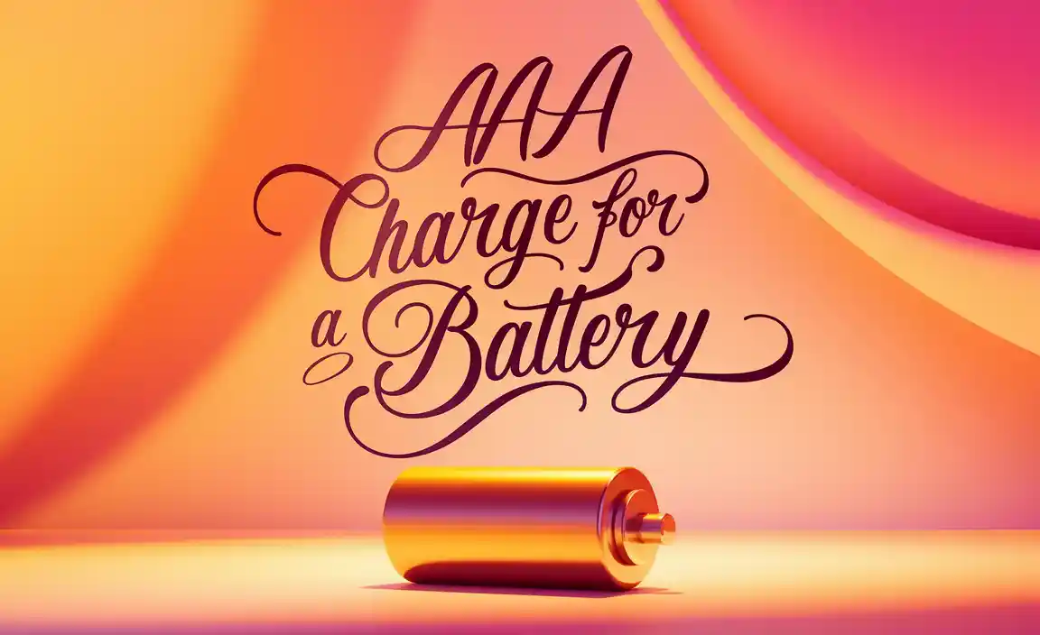 Aaa Charge For A Battery