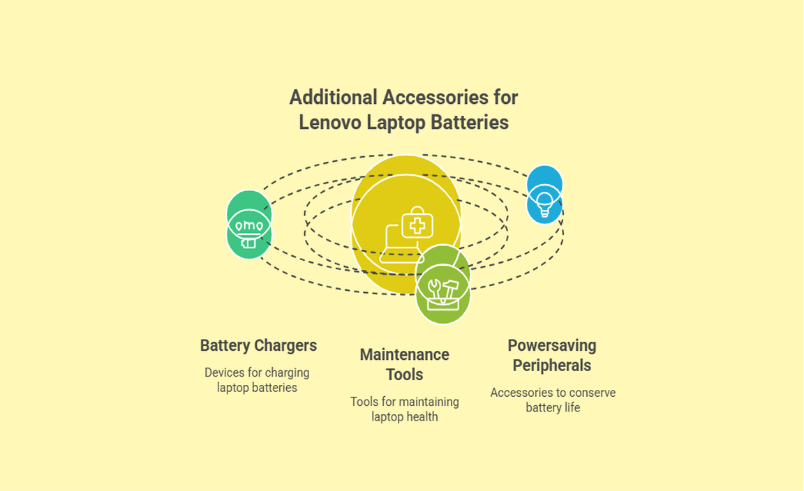 Additional Accessories for Lenovo Laptop Batteries