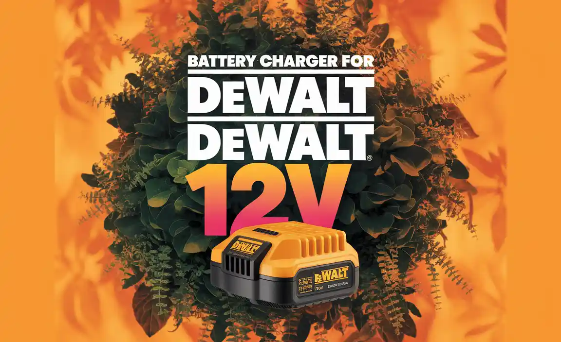 Alternative Charging Solutions for Dewalt 12V Batteries
