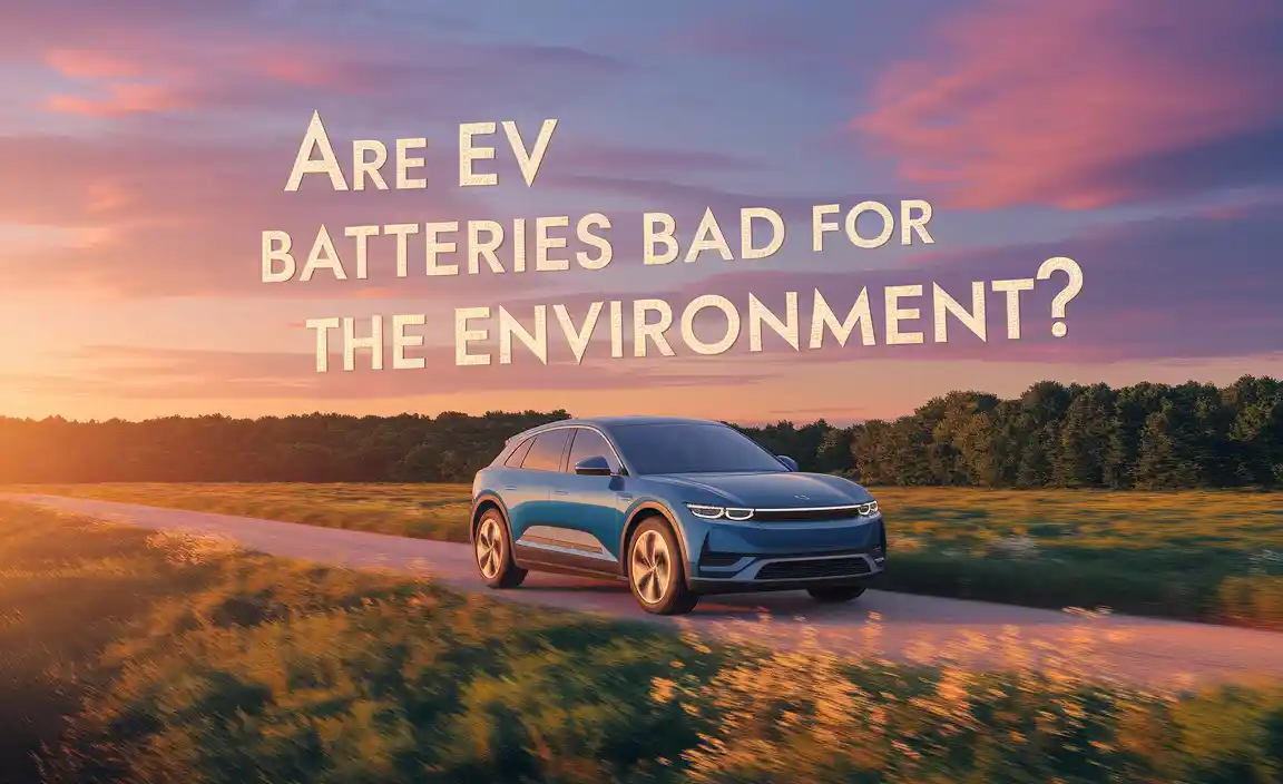 Are Ev Batteries Bad For The Environment