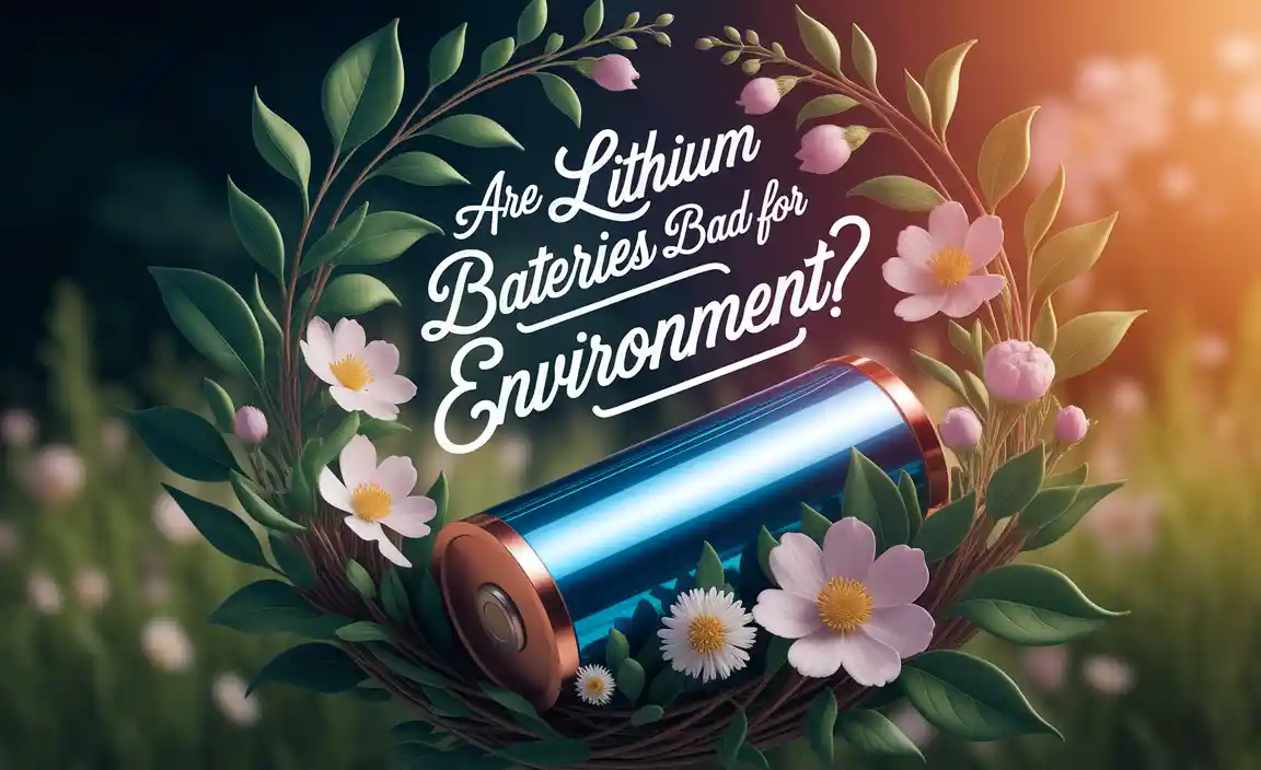 Are Lithium Batteries Bad For The Environment