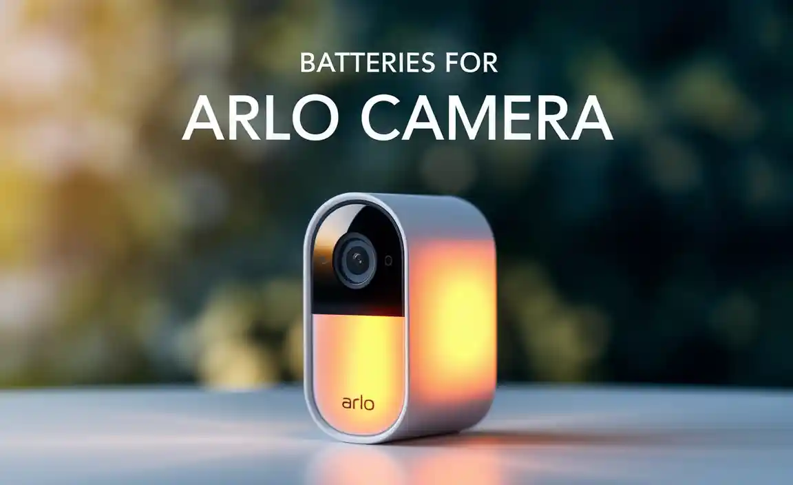 Batteries For Arlo Camera