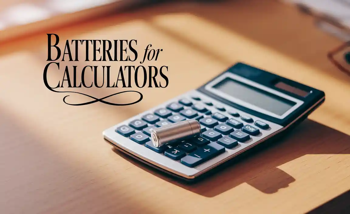 Batteries For Calculators