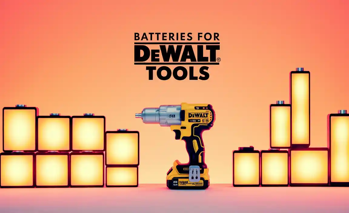 Batteries For Dewalt Tools