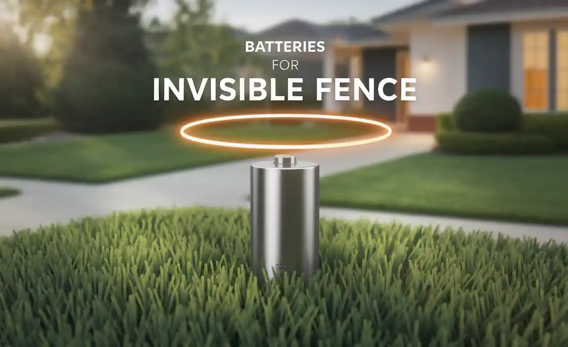 Batteries For Invisible Fence
